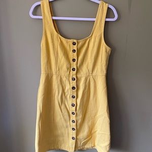 Yellow Denim Dress